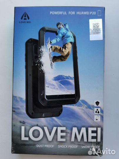 Металлический черный чехол для Huawei P20 4/128 гб