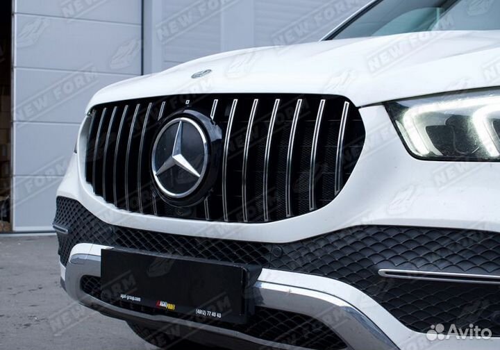 Решетка радиатора AMG GT хром Mercedes GLE V167