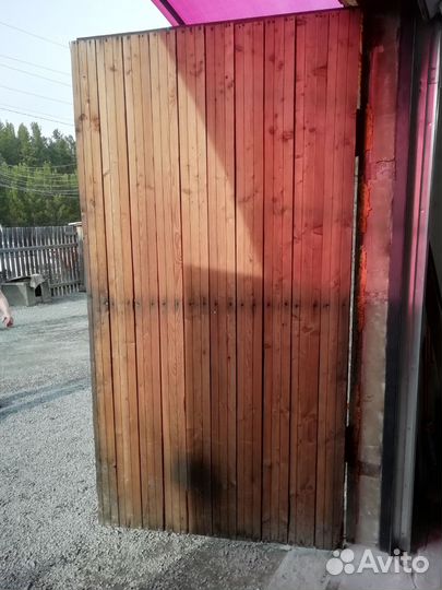 Ворота гаражные металлические бу