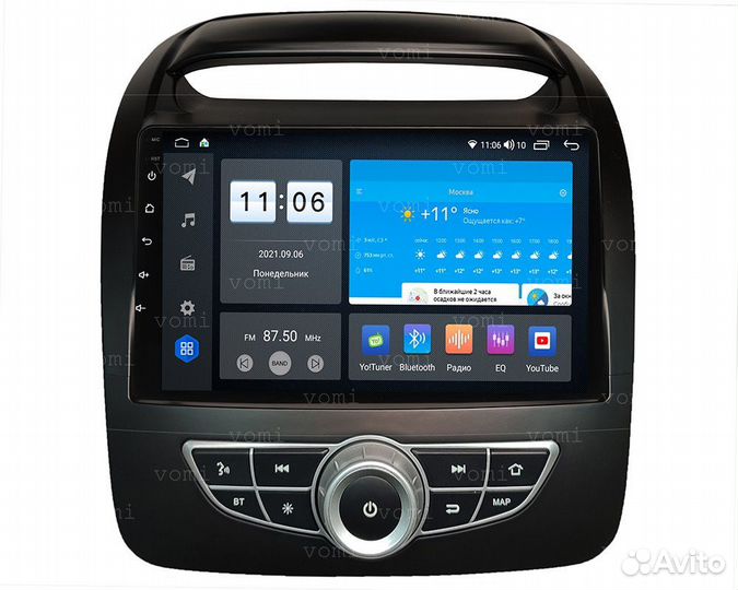 Магнитола Андроид ZX 6/128GB KIA Sorento XM 2012-2