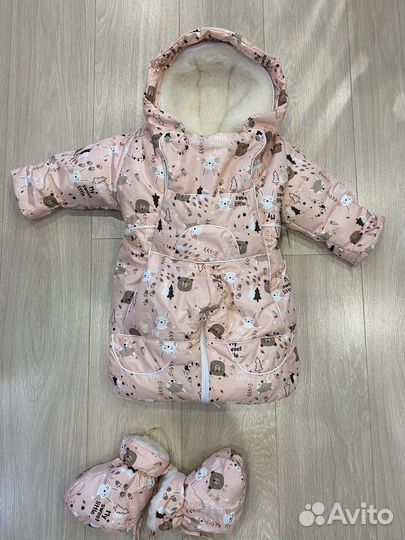Зимний комбинезон для девочки 56-86