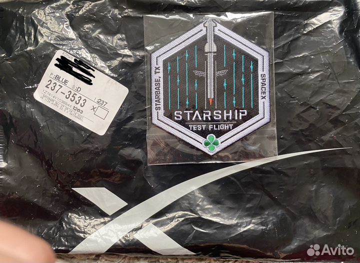 Коллекционный шеврон Starship Space X