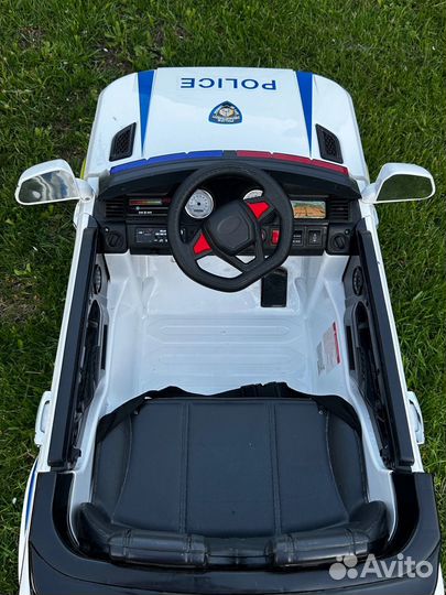 Детский электромобиль Land Rover полицейский