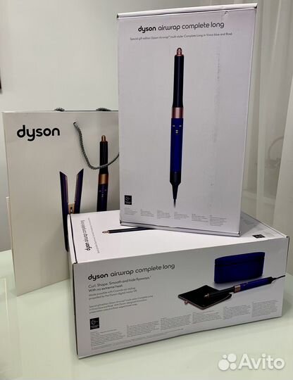 Стайлер Dyson Long Vinca blue/Rosé Оригинал