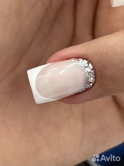 Маникюр гель лак наращивание ногтей