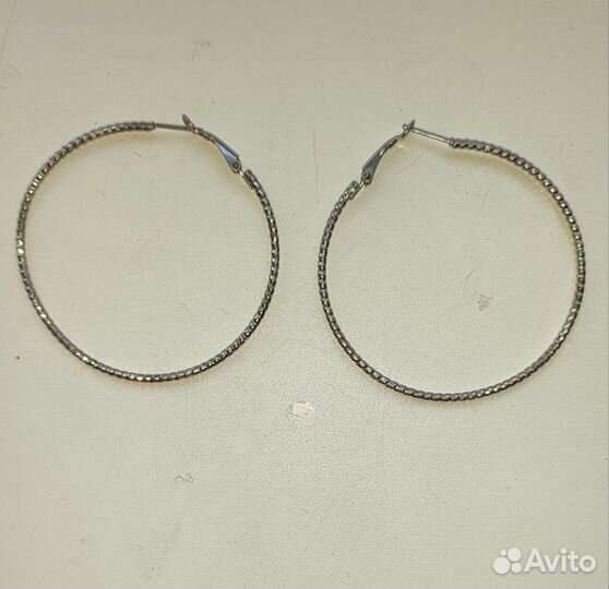 Серьги кольца