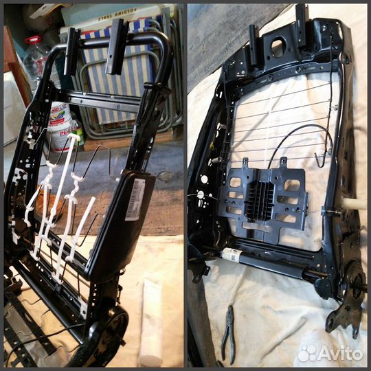 Каркас водительского сиденья Volkswagen Polo 5