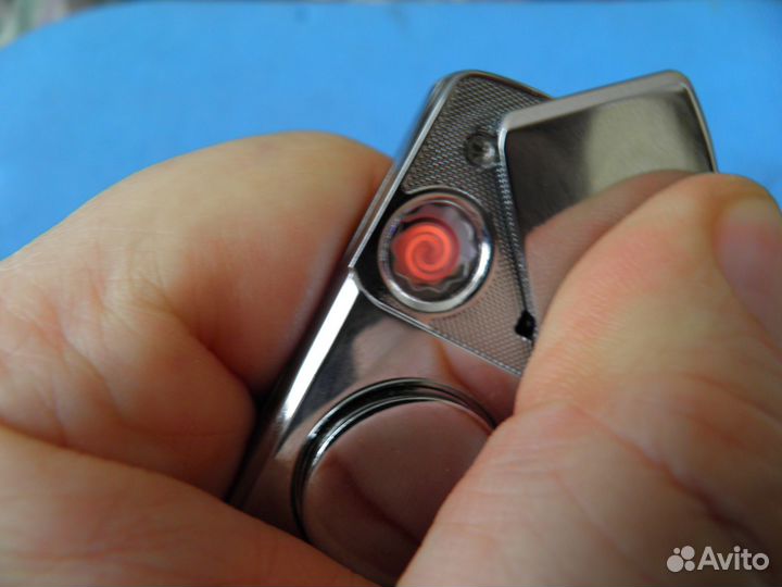 Зажигалка Usb с подсветкой спинер