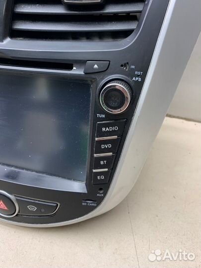 Магнитола Hyundai Solaris 1 седан рестайлинг G4FC