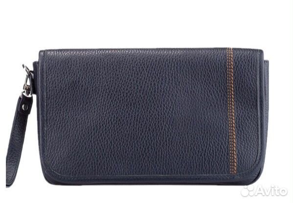 Мужской кожаный клатч fabula S.106.BR.sinij