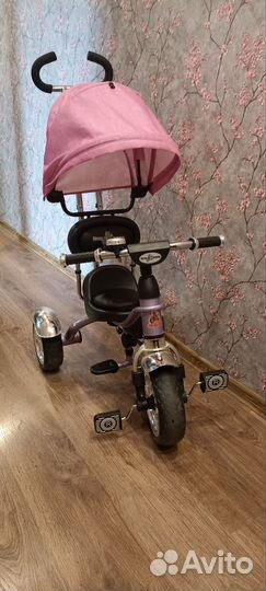 Велосипед с родительской ручкой