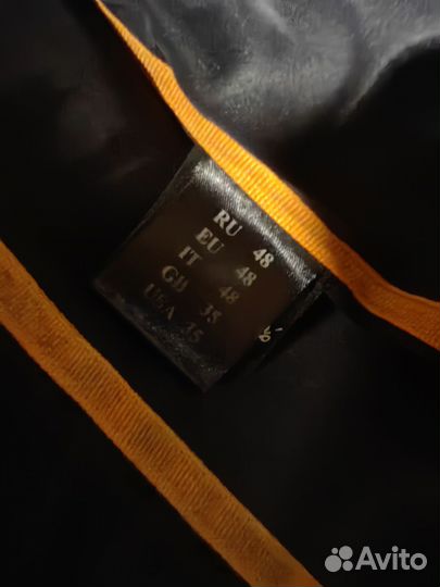 Кожаная куртка мужская 48