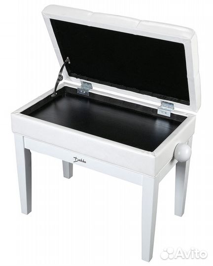 Банкетка для пианино или рояля dekko JR-80 WH