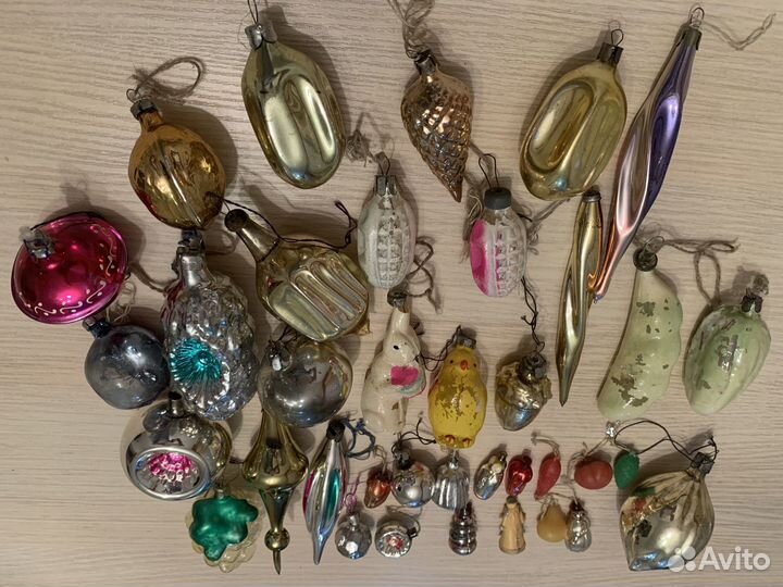 Елочные игрушки СССР