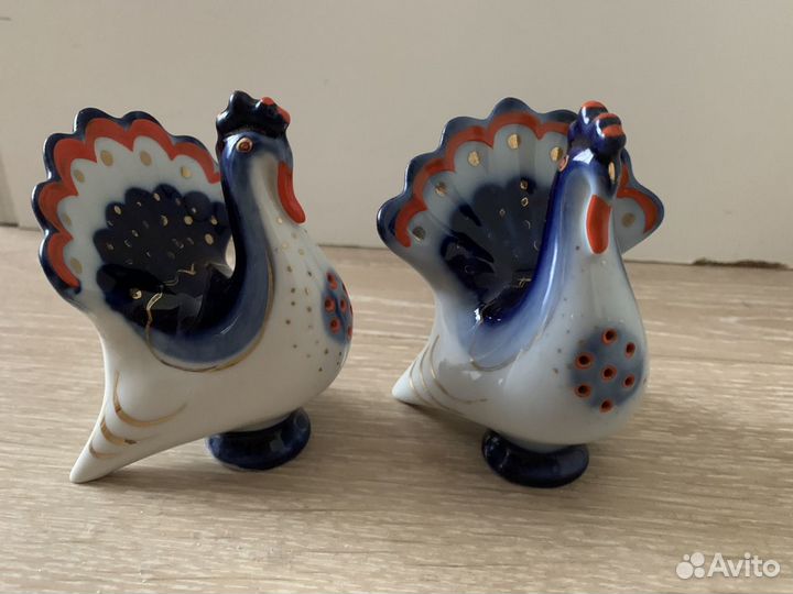 Фарфоровые статуэтки СССР лфз перечницы