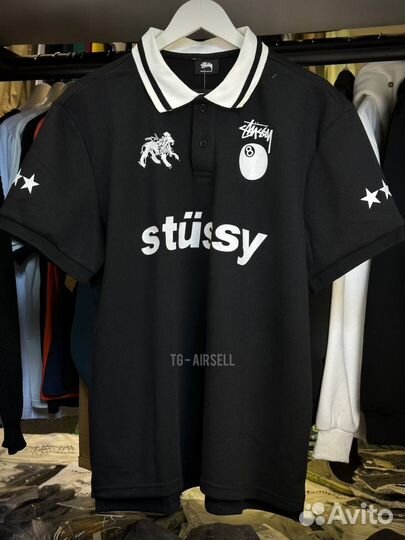 Футболка поло stussy