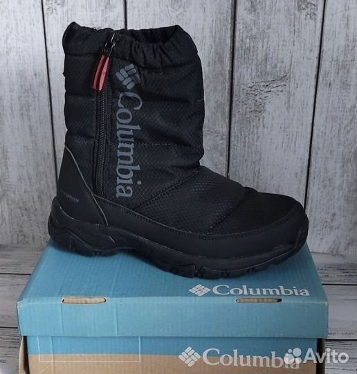 Дутики-сапожки женские на меху columbia