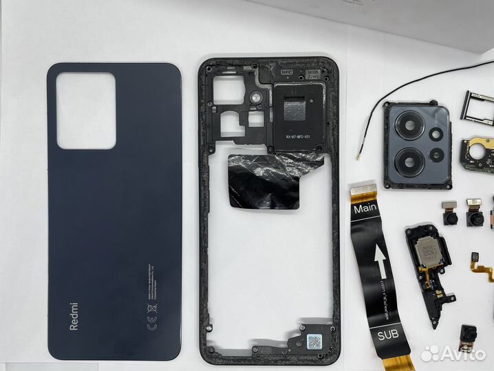 Xiaomi Redmi note 12 запчасти оригинал