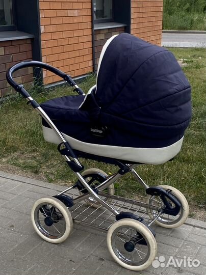Коляска peg perego culla auto хром