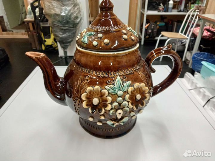 Чайник керамический СССР большой