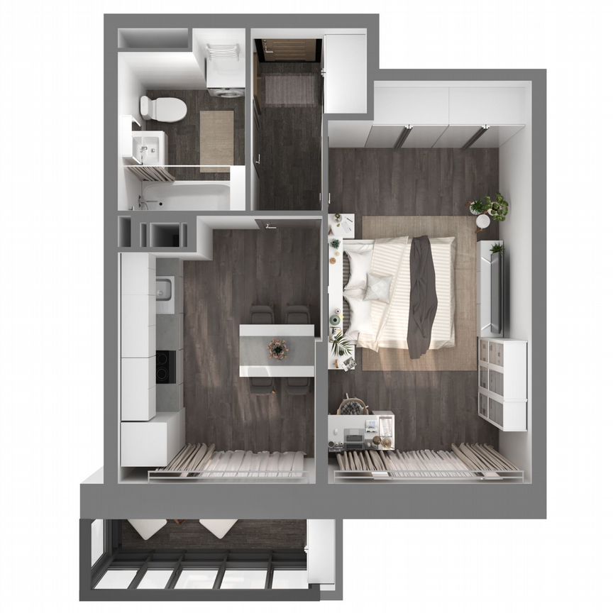1-к. квартира, 36,1 м², 4/23 эт.