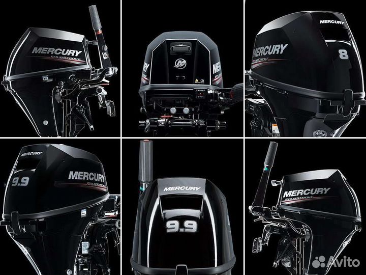 Mercuri yamaha f8 (f9.9 ) 4т. как Новый