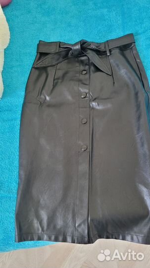 Кожаная юбка