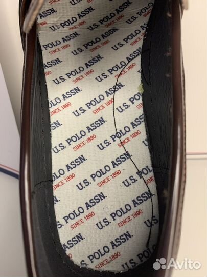 Лоферы мужские US polo assn кожаные