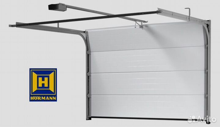Ворота секционные подъёмные Hormann (Херманн) 2,75 м*2,124 м