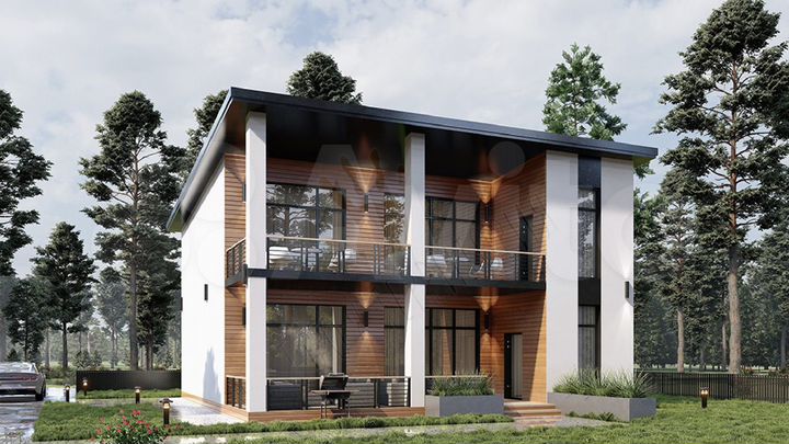 Дом 195 м² на участке 6 сот.