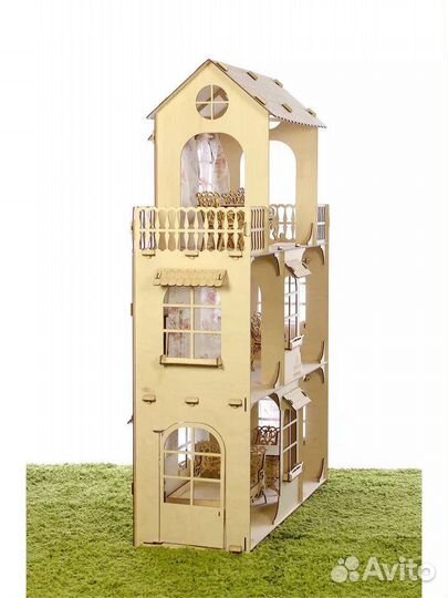 Домик кукольный 3 этажа