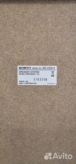 Акустические колонки Sony