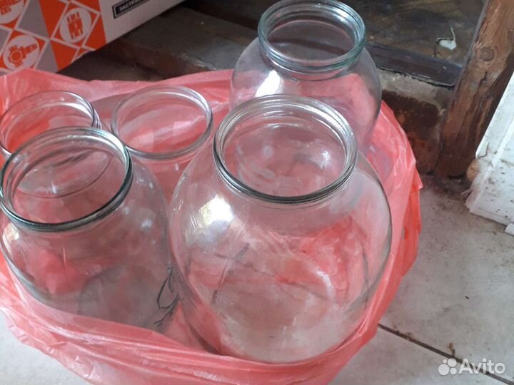 Банки стеклянные 3 литра, 0,5 и.т