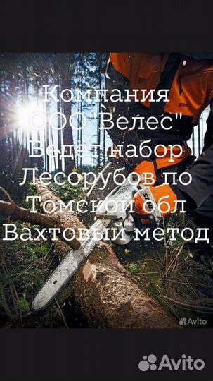 Требуется бригада лесорубов