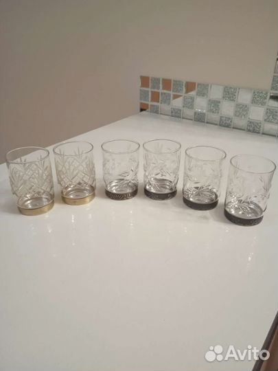 Стопки, рюмки хрустальные СССР