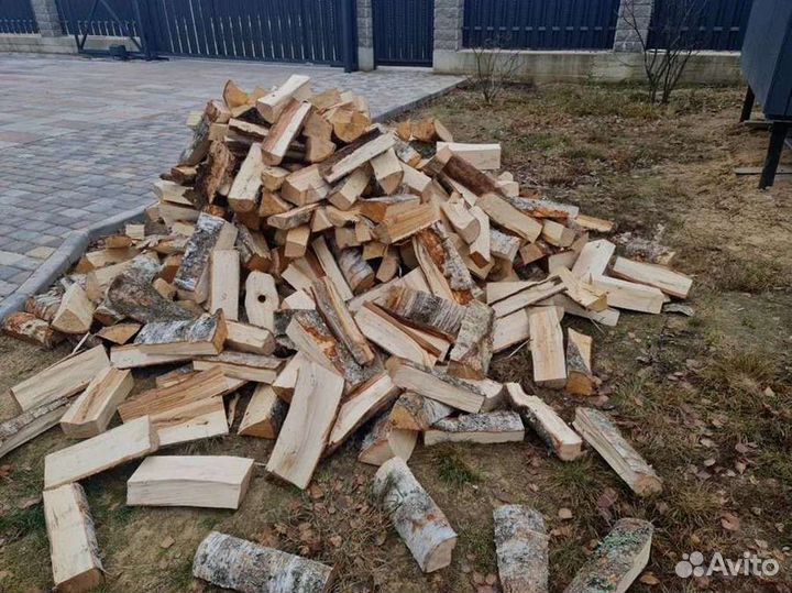 Дрова березовые. Колотые
