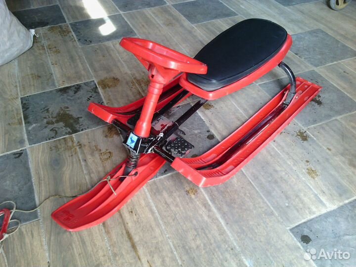 Снегокат снк.11 Дэми комфорт 2-х местный красный