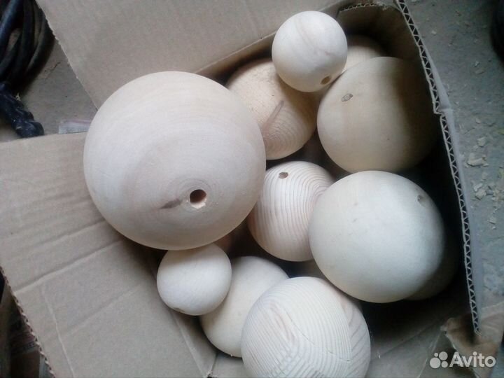 Шары из дерева