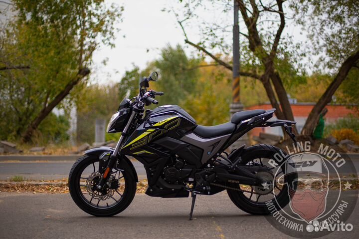Дорожный мотоцикл Ataki Batllo black новый
