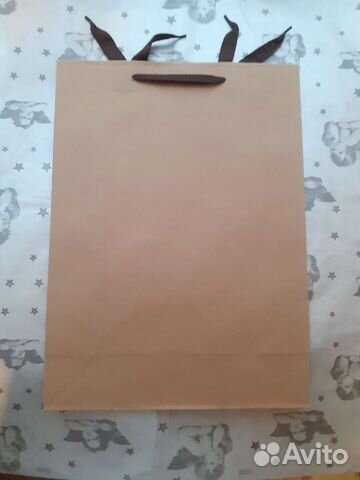 Крафтовые пакеты с ручками