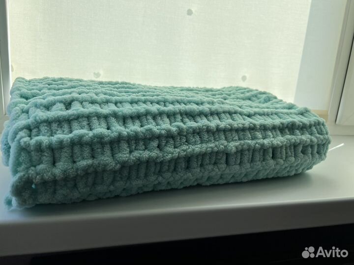 Вязанный плед детский