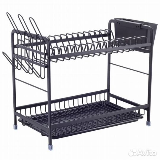 Сушилка для посуды 52*24,7*34,5 см из алюминия