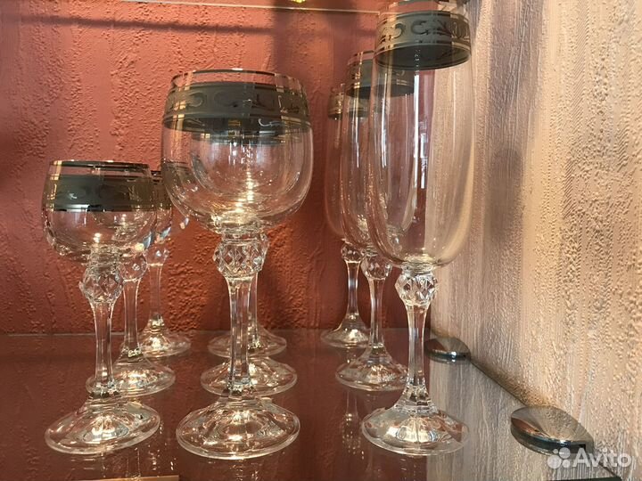 Набор бокалов Claudia Bohemia Crystal новый