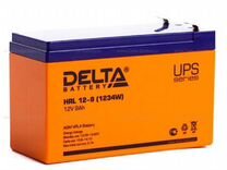 Аккумуляторная Гелевая AGM батарея Delta 12v 9ач