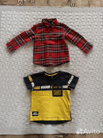 Детские вещи пакетом на мальчика 86