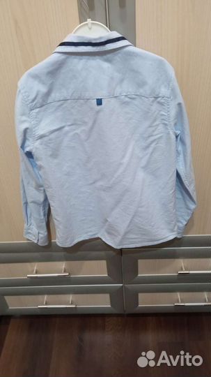 Рубашка, рост 128, Джинсовая рубашка, рост 140