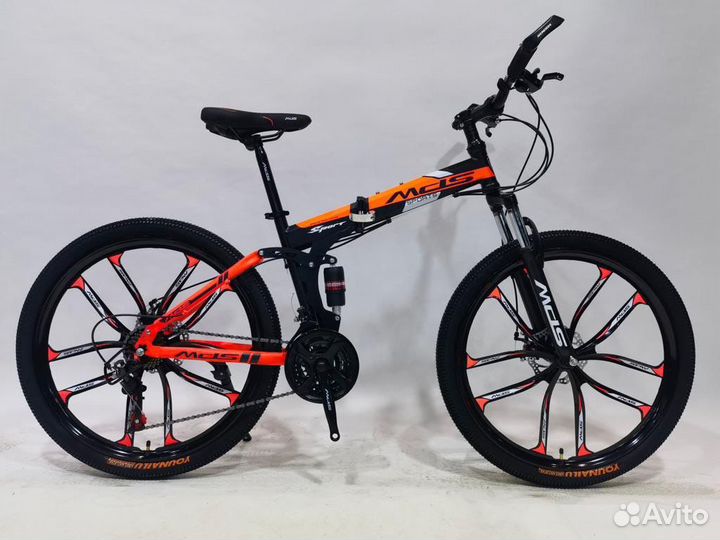 Велосипед на литых дисках 26