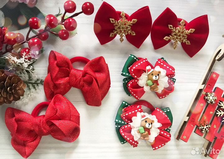 Новогодние бантики