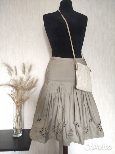 Юбка в бохо стиле с вышивкой 44 размер