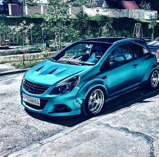 Пластиковый капот opel corsa d